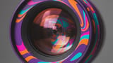 Psychedelische Farbgestaltung