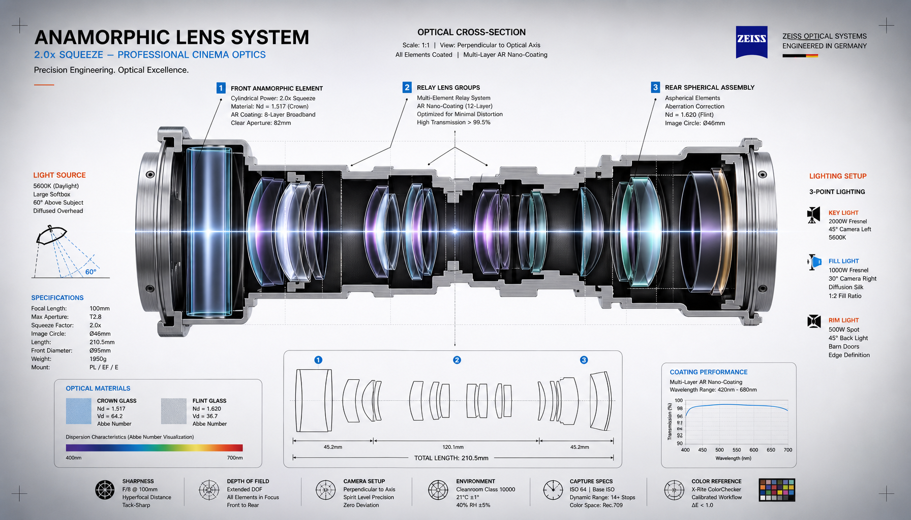 Anamorphic optics